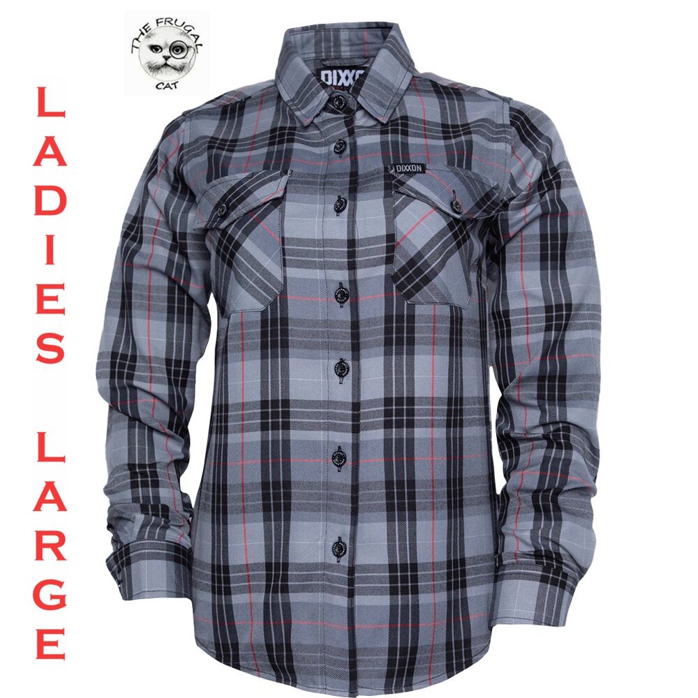 DIXXON FLANNEL - DOWNTOWN Flannel Shirt - Women's Large